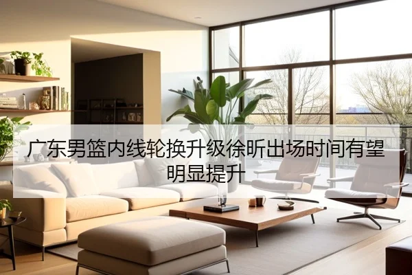 广东男篮内线轮换升级徐昕出场时间有望明显提升